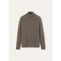 Loro Piana - Sheep Meadow Turtleneck Sweater Cash Wool Gg 8, Uomo, Croissant Au Chocolat, Taglia: 58