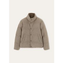 Loro Piana - Lucio Puffer Wish Cash Mouline' Storm, Man, Volcanic Stone, Size: 46