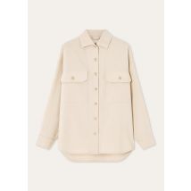 Loro Piana - Darby Overshirt Urano, Woman, Natural Melange, Size: 44