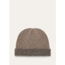Loro Piana - Sheep Meadow Beanie Cash Wool Gg 7, Homme, Coat Of The Black Sheep, Taille: M