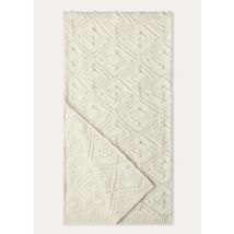 Loro Piana - La Plagne Scarf Cash Gg 5, Woman, White Snow, Size: NR