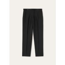 Loro Piana - Jacey Tux Trousers Intarsio Tux Barathea, Man, Black, Size: 50