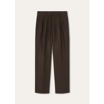 Loro Piana - Buxton Trousers Shetland Silk, Man, Mossy Bark, Size: 48