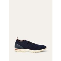 Loro Piana - 360 Lp Flexy Walk Ribbed Wool, Man, Midnight Blue, Size: 43
