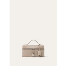 Loro Piana - Extra Bag L23 Linen Calf, Woman, Dove/Antique Silver, Size: NR