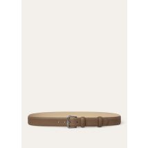 Loro Piana - Alsavel Belt Tender Calf, Man, Warm Mastic, Size: 85