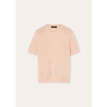 Loro Piana - Camino Ss Crewneck Sweater Cash Silk Gg 12, Damen, Burly Wood, Größe: 46