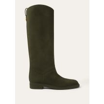 Loro Piana - Kilda Boot Smooth Nubuck Calf, Woman, Agave Green, Size: 41