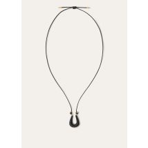 Loro Piana - Braided Duo Necklace Leather, Donna, Black/Jewel Sun Gold, Taglia: NR