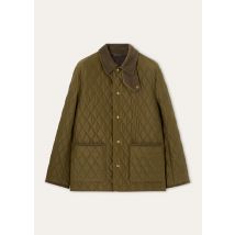 Loro Piana - Randy Quilted Blouson Silk Tech Storm, Man, Military Summer, Size: 56