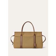 Loro Piana - Loom Weekender L42 Equestrian Pckts Canvas/rnd L, Man, Sahara/Mole/Antique Silver, Size: NR