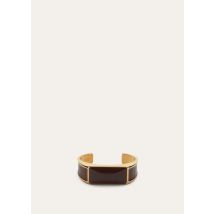Loro Piana - Bonbon Bracelet Brass With Enamel, Femme, Sun Gold/Oxblood/Burnt Tan, Taille: M