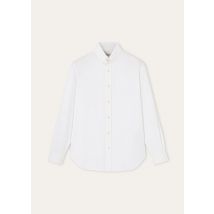 Loro Piana - Elia Dylan Collar Shirt Ginestra, Man, Optical White, Size: 42