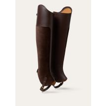 Loro Piana - Horseriding Ghetta Shiny Smooth Calf & Suede, Damen, French Coffee, Größe: 40