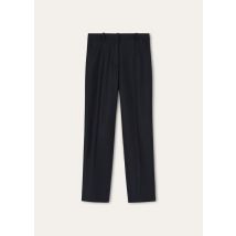 Loro Piana - Dermot Trousers Wool Cash Flannel, Donna, Royal Blue Melange, Taglia: 38