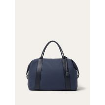 Loro Piana - Wind Duffle Medium Wind/rounded Leather, Man, Blue Navy/Onyx, Size: NR