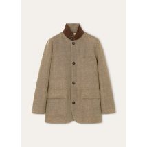 Loro Piana - Roadster Jacket Linen Cotton Broken Twill, Woman, Autumn Leaves, Size: 40