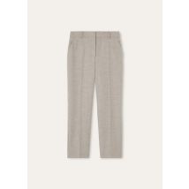 Loro Piana - Neo Derk Trousers Wool Cash Flannel, Femme, Misty Grey, Taille: 44