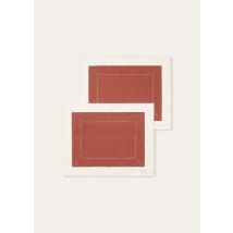 Loro Piana - Set Of 2 Placemat Punti A Maglia Linen, Borioso/Shaded White, Größe: NR