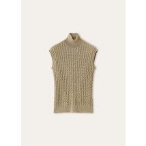 Loro Piana - Bihar Ss Turtleneck Sweater Cash Blend Gg 14, Donna, Sepia Pepper, Taglia: 38
