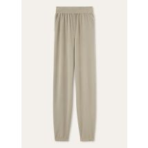 Loro Piana - Iconic Royal Lightness Pants Wool Silk Gg 18, Woman, Moss Haven, Size: 36