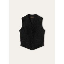 Loro Piana - Harrington Vest Satin Mireille, Woman, Black, Size: 36