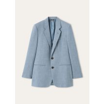 Loro Piana - Guia Sb Jacket Summertime, Woman, Rain Blue, Size: 38