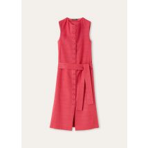 Loro Piana - Rosa Dress Tela Shantung, Woman, Cherry Sangria, Size: 44