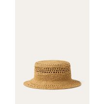 Loro Piana - Nilde Bucket Rafia Ajour, Woman, Light Dune, Size: S