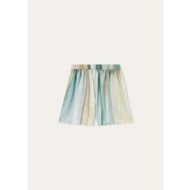 Loro Piana - Corbin Bermuda Sunrise Bermuda, Femme, Ivory/Blue Tie, Taille: 38