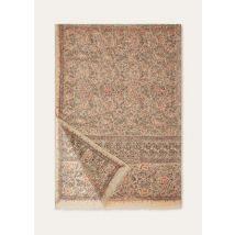 Loro Piana - Fleurs D'autrefois Stole Cash, Woman, Beige Burnt/Orange, Size: NR