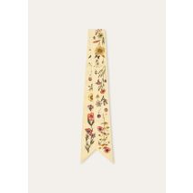 Loro Piana - Loro Piana Enciclopedia Del Lino Tb108 Silk Twill, Woman, Cream/Dark Brown, Size: NR