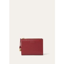 Loro Piana - Extra Bifold Zip Wallet Goat, Woman, Betel Berry/Sun Gold, Size: NR