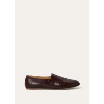 Loro Piana - Anton Walk Loafer Hagfish, Woman, Shiny Chestnut, Size: 39,5