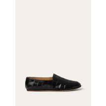 Loro Piana - Anton Walk Loafer Hagfish, Femme, Black, Taille: 37,5