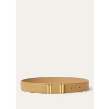 Loro Piana - Ponticello Belt Grained Calf, Woman, Dusty Sunset/Sun Gold, Size: M