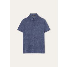 Loro Piana - Polo Shirt Mm Jersey Dublon, Herren, Wild Blue Melange, Größe: XL