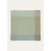 Loro Piana - Carre' Quadrilatero Del Silenzio Cash Silk, Woman, Green Fluorite/Green Ribbons, Size: NR