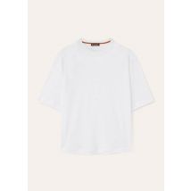 Loro Piana - T-shirt Gargano, Woman, White, Size: 42