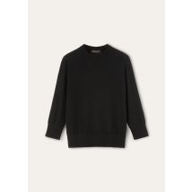 Loro Piana - Girocollo Manica 3/4 Neo Piuma, Femme, Black, Taille: 38