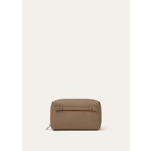 Loro Piana - Extra Travel Pouch Medium Tender Calf, Man, Warm Mastic/Onyx, Size: NR