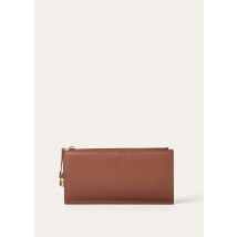 Loro Piana - Extra Bifold Purse Linen Calf, Woman, Burnt Tan /Sun Gold, Size: NR