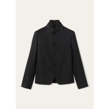 Loro Piana - Spagna Mini Embroidered Sb Jacket Barathea, Frau, Black, Größe: 44
