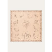 Loro Piana - Carre' The Origins Of Excellences Silk, Woman, Feather Pink/Graphite, Size: NR