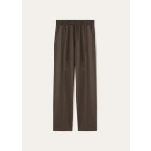 Loro Piana - Reinga Trousers Wish Cash Flannel, Man, Cocoa Truffle Melange, Size: 56
