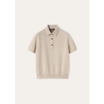 Loro Piana - Classic Baby Cash Ss Polo Baby Cash Gg 12, Femme, Natural Melange, Taille: 44