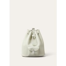 Loro Piana - Extra Drawstring Backpack L27 Tender Calf, Woman, Deep Ice/Antique Silver, Size: NR