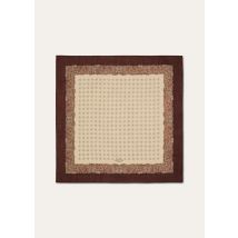 Loro Piana - Loro Piana Cornice Di Cardi Foulard 60 Wool, Man, Safari Beige/Mahogany/Amber, Size: NR