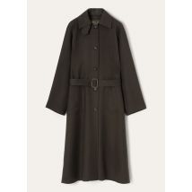 Loro Piana - Lorenzo Sb Coat Royal Lightness, Woman, Black Pine, Size: 38