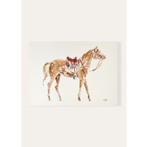 Loro Piana - Loro Piana Sorrel Horse Plaid Cash, White/Bay, Size: NR